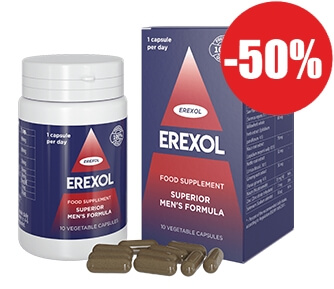 Erexol Kapsüller erkekler için potens Türkiye ve Almanya